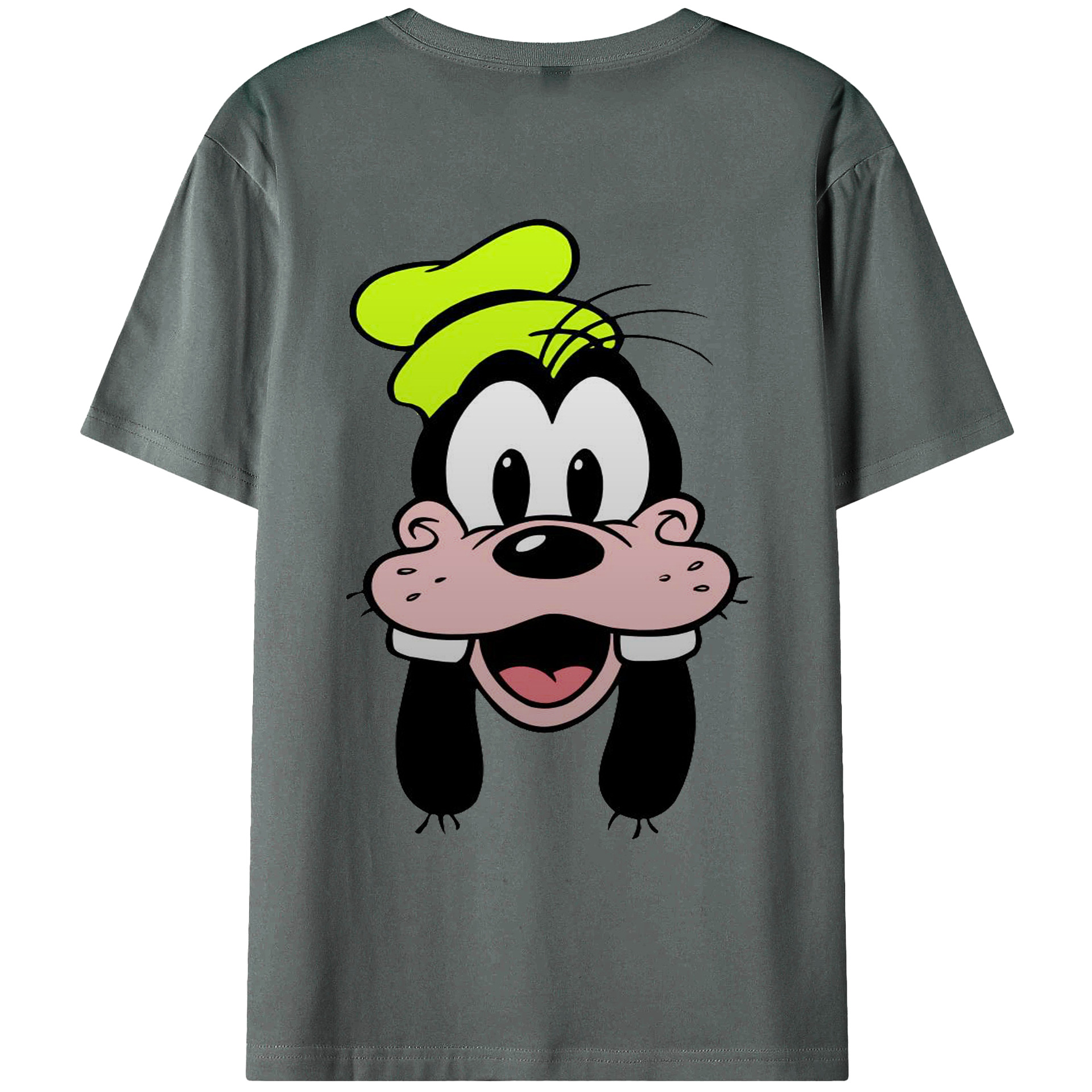 ミッキーマウス Mickey Mouse 綿100％ メンズ半袖Tシャツ（バックプリント） 通気性